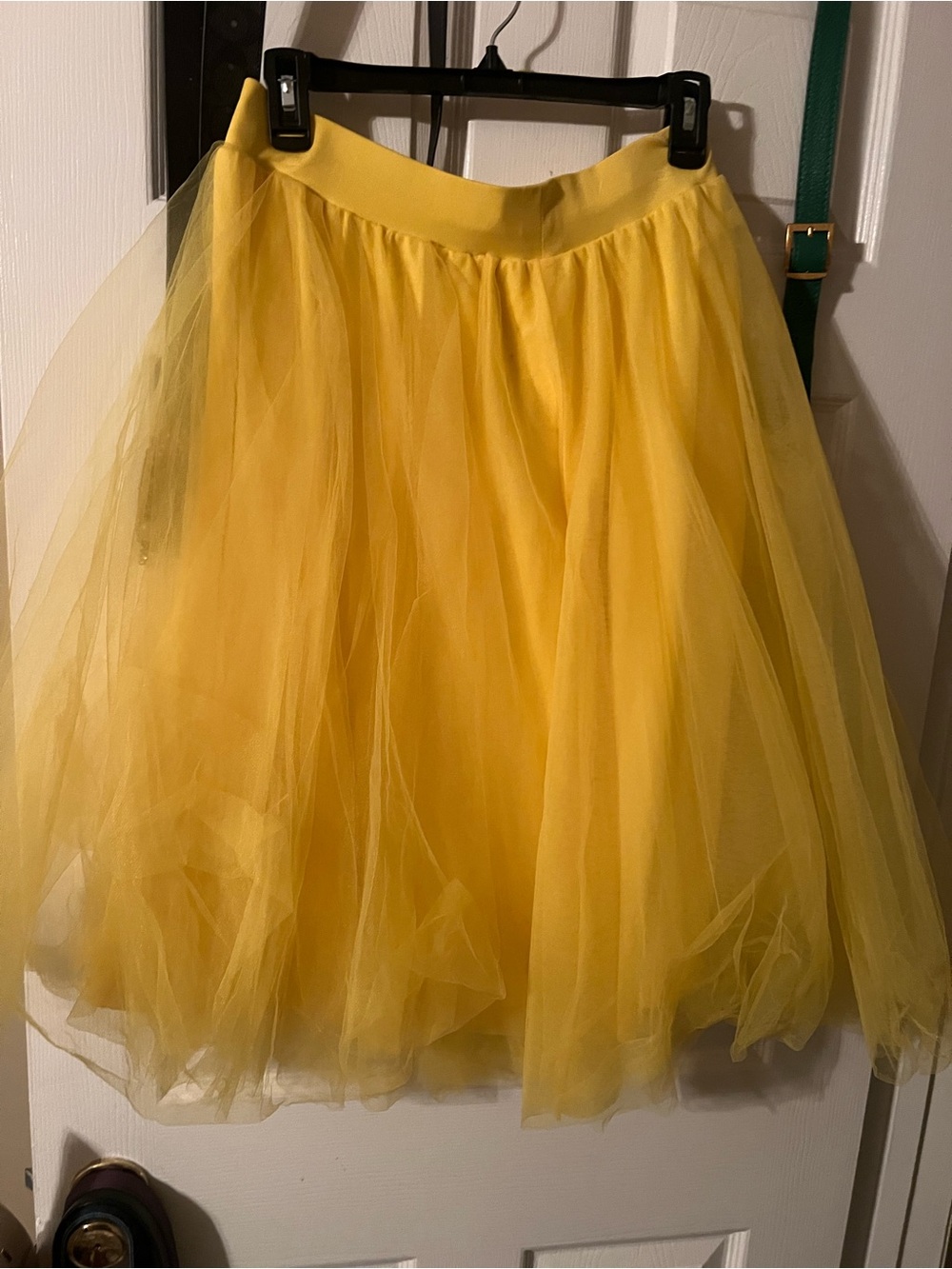 Yellow Tulle Skirt - Women